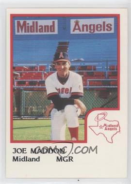 1986 ProCards Midland Angels - [Base] #_JOMA - Joe Maddon