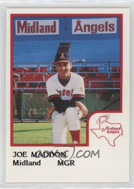 1986 ProCards Midland Angels - [Base] #_JOMA - Joe Maddon