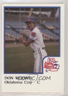 1986 ProCards Oklahoma City Eighty Niners - [Base] #_DOWE.2 - Don Werner