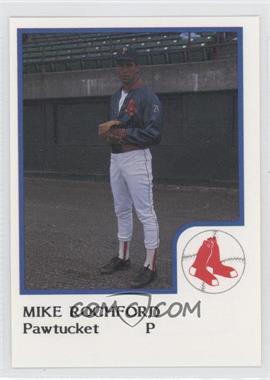 1986 ProCards Pawtucket Red Sox - [Base] #_MIRO - Mike Rochford