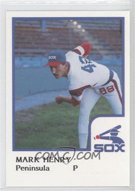 1986 ProCards Peninsula White Sox - [Base] #_MAHE - Mark Henry