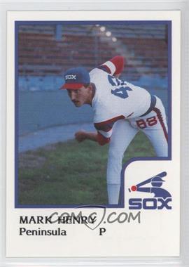 1986 ProCards Peninsula White Sox - [Base] #_MAHE - Mark Henry