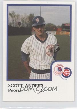 1986 ProCards Peoria Chiefs - [Base] #_SCAN - Scott Anders