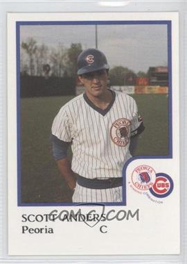 1986 ProCards Peoria Chiefs - [Base] #_SCAN - Scott Anders