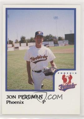 1986 ProCards Phoenix Firebirds - [Base] #_JOPE - Jon Perlman