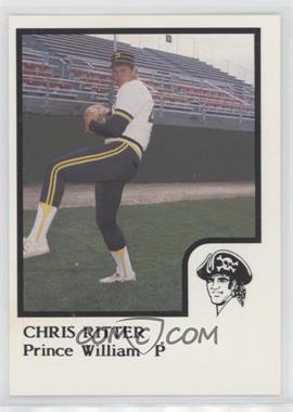 1986 ProCards Prince William Pirates - [Base] #_CHRI - Chris Ritter