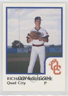 1986 ProCards Quad City Angels - [Base] #_RIMO - Richard Morehouse