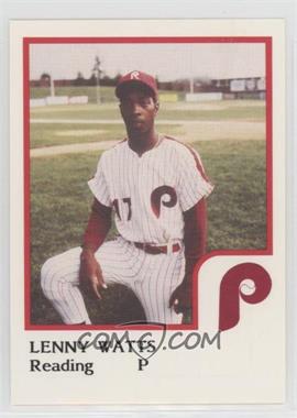1986 ProCards Reading Phillies - [Base] #_LEWA - Len Watts [EX to NM]