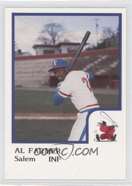 1986 ProCards Salem Redbirds - [Base] #_ALFA - Albert Farmer