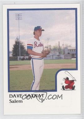 1986 ProCards Salem Redbirds - [Base] #_DASA - Dave Satnat