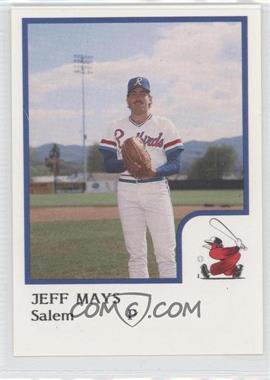 1986 ProCards Salem Redbirds - [Base] #_JEMA - Jeff Mays