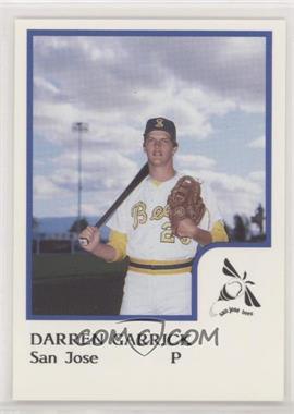 1986 ProCards San Jose Bees - [Base] #_DAGA - Darren Garrick