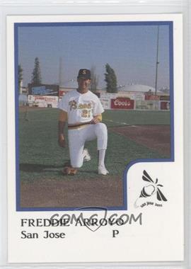 1986 ProCards San Jose Bees - [Base] #_FEAR - Fernando Arroyo