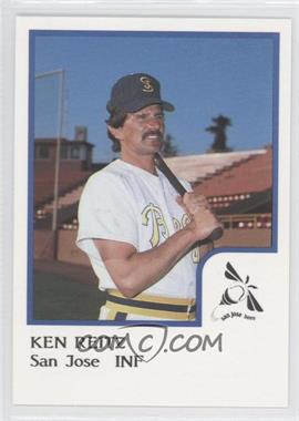 1986 ProCards San Jose Bees - [Base] #_KERE - Ken Reitz