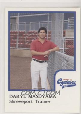 1986 ProCards Shreveport Captains - [Base] #_DAMA - Daryl Masuyama