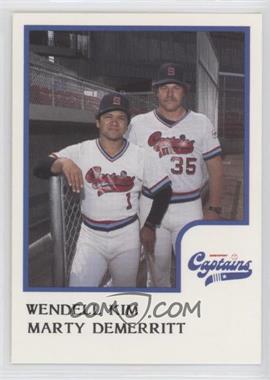 1986 ProCards Shreveport Captains - [Base] #WKMD - Wendell Kim, Marty Demerritt