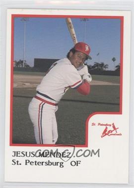1986 ProCards St. Petersburg Cardinals - [Base] #_JEME - Jesus Mendez