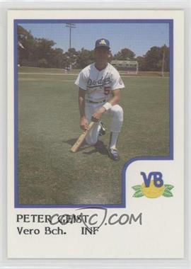 1986 ProCards Vero Beach Dodgers - [Base] #_PEGE - Pete Geist