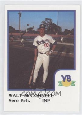 1986 ProCards Vero Beach Dodgers - [Base] #_WAMC - Walter McConnell