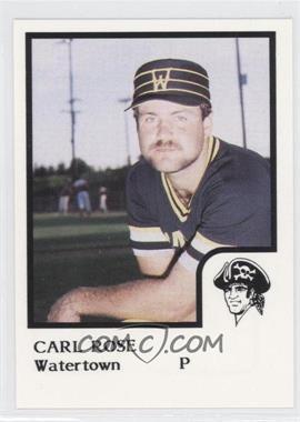 1986 ProCards Watertown Pirates - [Base] #_CARO - Carl Rose