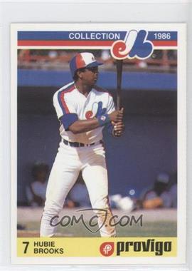 1986 Provigo Montreal Expos Collection - [Base] #1 - Hubie Brooks