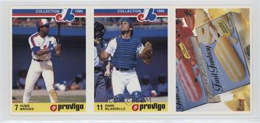 1986 Provigo Montreal Expos Collection - Full Panel #1-2 - Dann Bilardello, Hubie Brooks