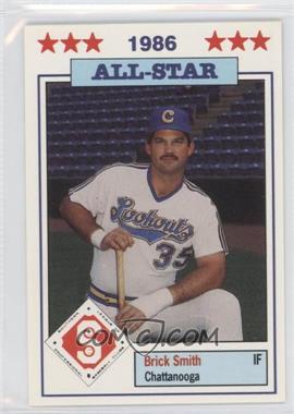 1986 Southern League All-Stars - [Base] #17 - Brick Smith