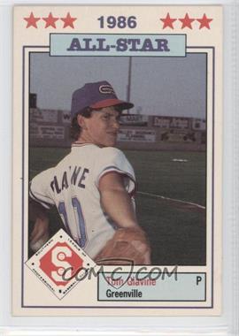 1986 Southern League All-Stars - [Base] #23 - Tom Glavine