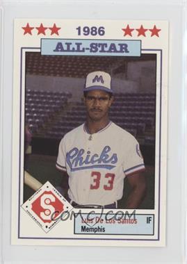 1986 Southern League All-Stars - [Base] #9 - Luis de los Santos