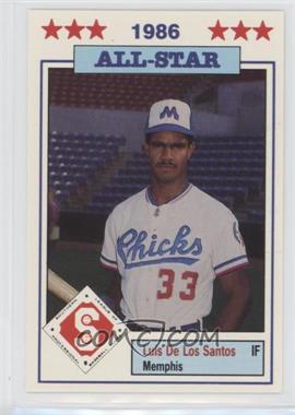 1986 Southern League All-Stars - [Base] #9 - Luis de los Santos