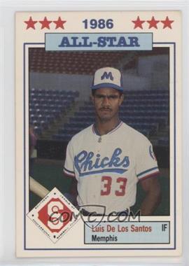 1986 Southern League All-Stars - [Base] #9 - Luis de los Santos