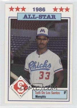 1986 Southern League All-Stars - [Base] #9 - Luis de los Santos