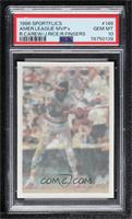 Rod Carew, Jim Rice, Rollie Fingers [PSA 10 GEM MT]