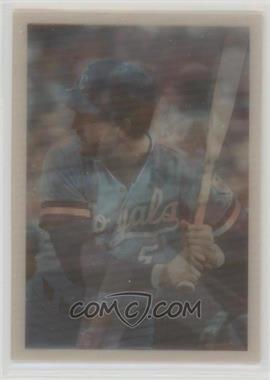 1986 Sportflics - [Base] #52 - George Brett, Harold Baines, Jim Rice