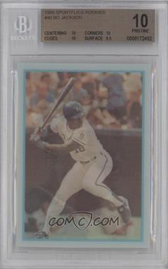 1986 Sportflics Rookies - Box Set [Base] #40 - Bo Jackson [BGS 10 PRISTINE]