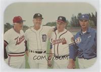 Harmon Killebrew, Al Kaline, Warren Spahn, Hoyt Wilhelm