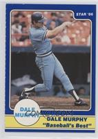Dale Murphy Puzzle Back (swing followthrough arms high)