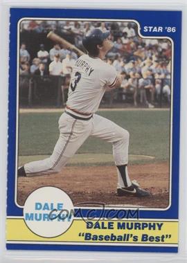 1986 Star Dale Murphy Baseball's Best Panel Set - [Base] - Separated From Panel #DMFS - Dale Murphy Puzzle Back (swing followthrough bat over shoulder)