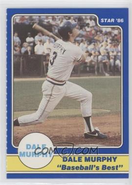 1986 Star Dale Murphy Baseball's Best Panel Set - [Base] - Separated From Panel #DMFS - Dale Murphy Puzzle Back (swing followthrough bat over shoulder)