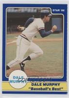 Dale Murphy Puzzle Back (running to first)