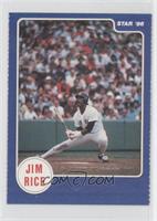 Jim Rice Stretching with Bat