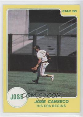 1986 Star Jose Canseco - [Base] #_JOCA.2 - Jose Canseco