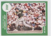 Jose Canseco (Batting; Green Jersey)