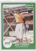 Jose Canseco (His Era Begins; Gold Jersey; Posed)