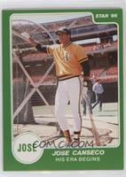 Jose Canseco (His Era Begins; Gold Jersey; Posed)