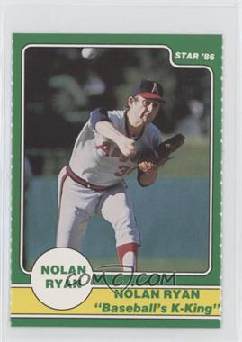 1986 Star Nolan Ryan Panel Set - [Base] - Separated From Panel #NR.5 - Nolan Ryan