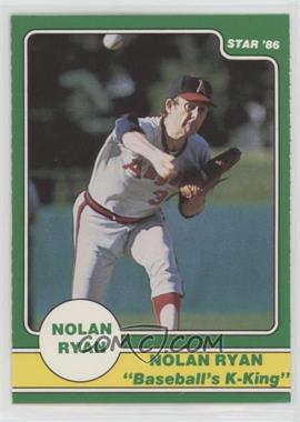 1986 Star Nolan Ryan Panel Set - [Base] - Separated From Panel #NR.5 - Nolan Ryan