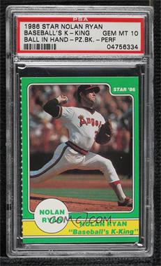 1986 Star Nolan Ryan Panel Set - [Base] - Separated From Panel #NR.6 - Nolan Ryan [PSA 10 GEM MT]