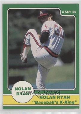 1986 Star Nolan Ryan Panel Set - [Base] - Separated From Panel #NR.7 - Nolan Ryan