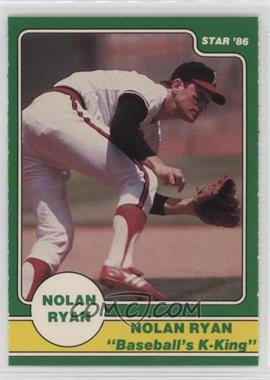 1986 Star Nolan Ryan Panel Set - [Base] - Separated From Panel #NR.8 - Nolan Ryan